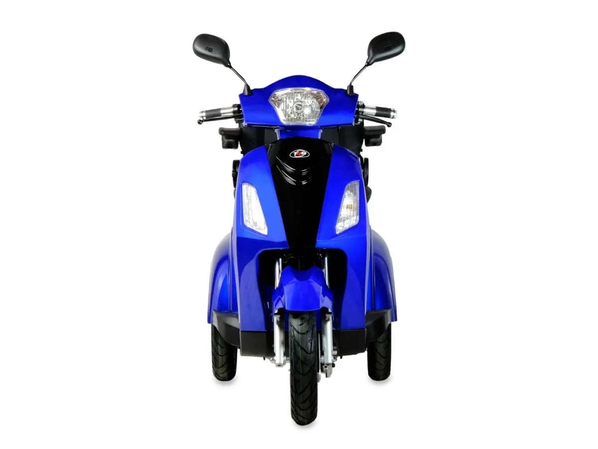 T4B Prime 500W 3-Wheel Electric Mobility Scooter Blue — view 5