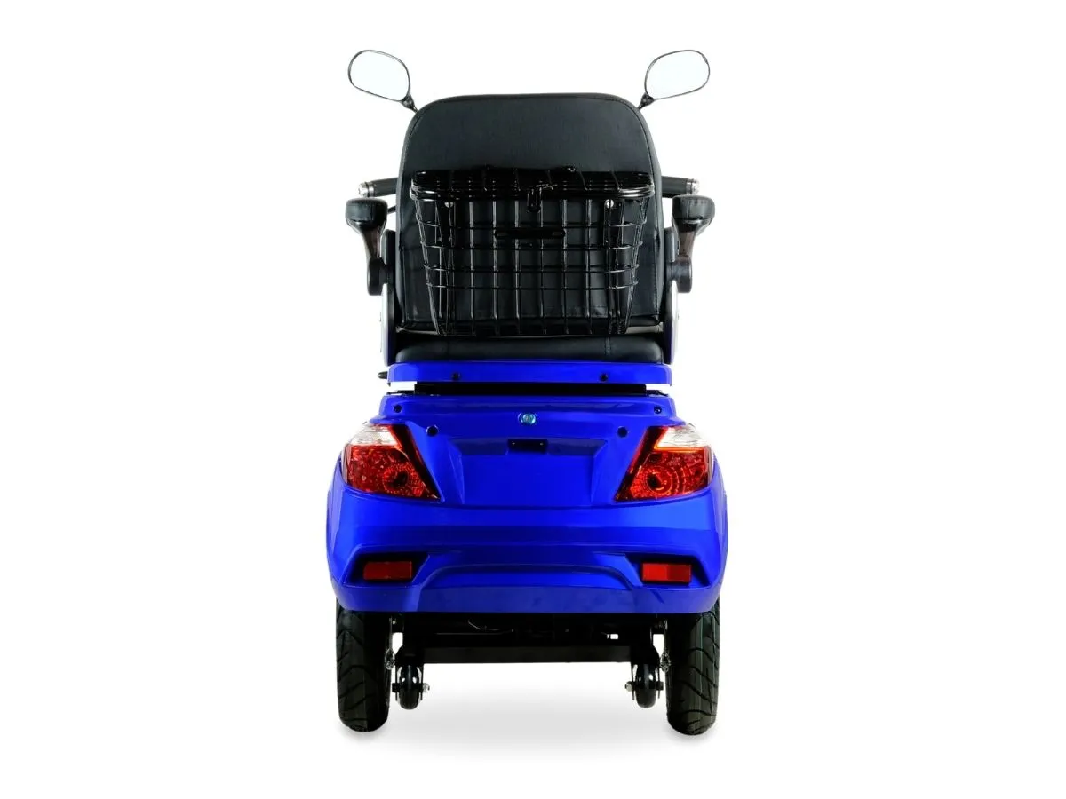T4B Prime 500W 3-Wheel Electric Mobility Scooter Blue — view 6
