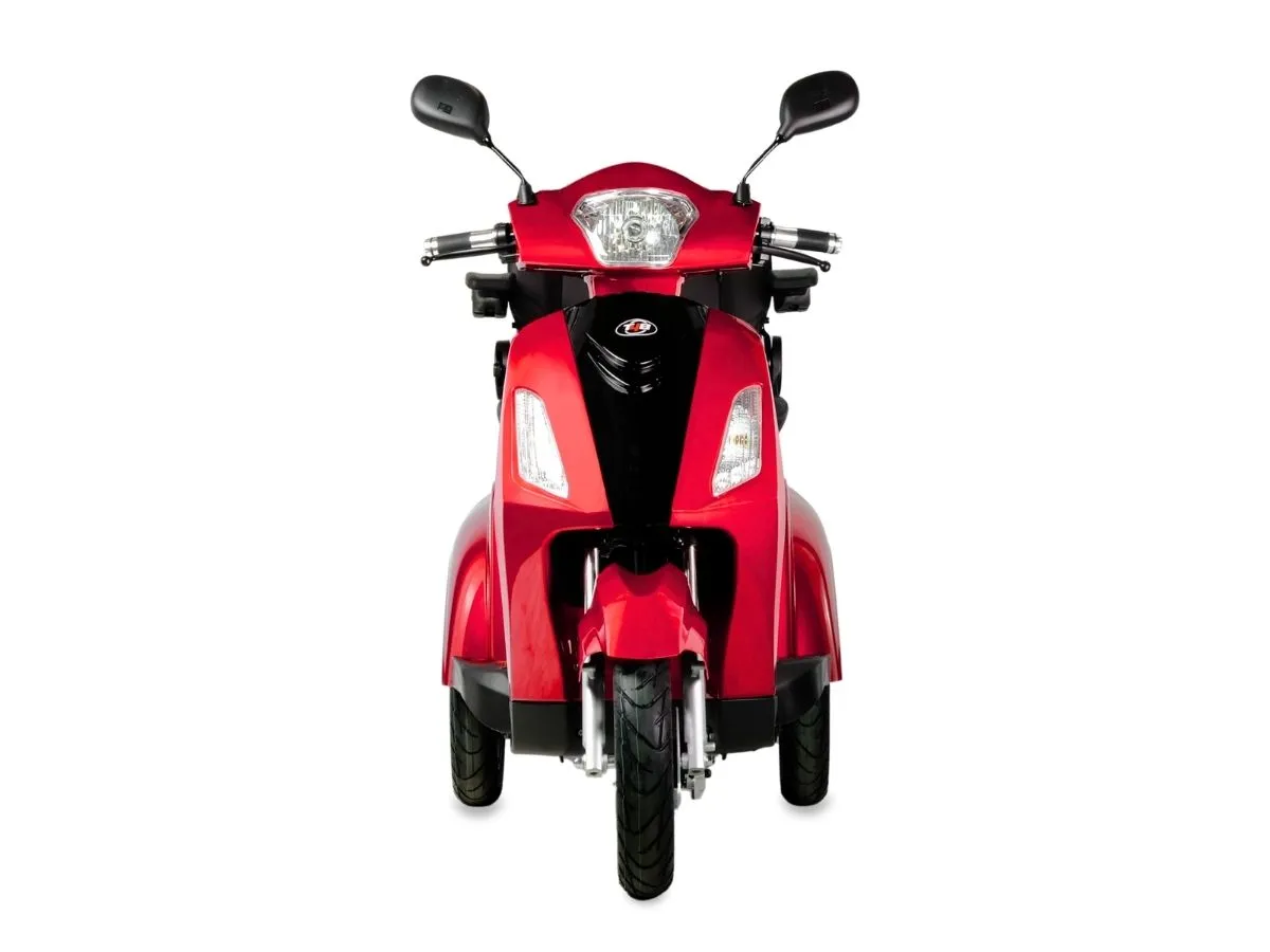 T4B Prime 500W 3-Wheel Electric Mobility Scooter Red — view 5