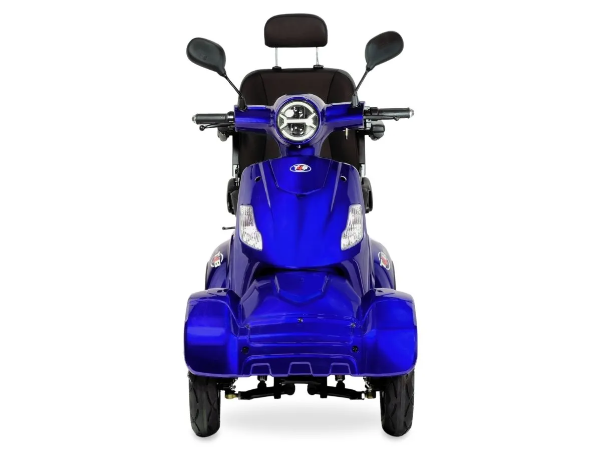 T4B Prime Rover 500W Heavy Duty Electric Mobility Scooter Blue — view 5