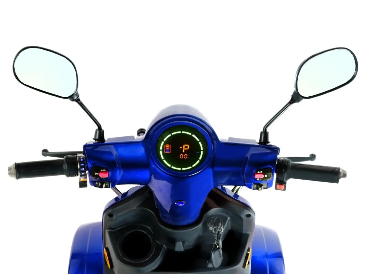 T4B Prime Rover 500W Heavy Duty Electric Mobility Scooter Blue — view 7