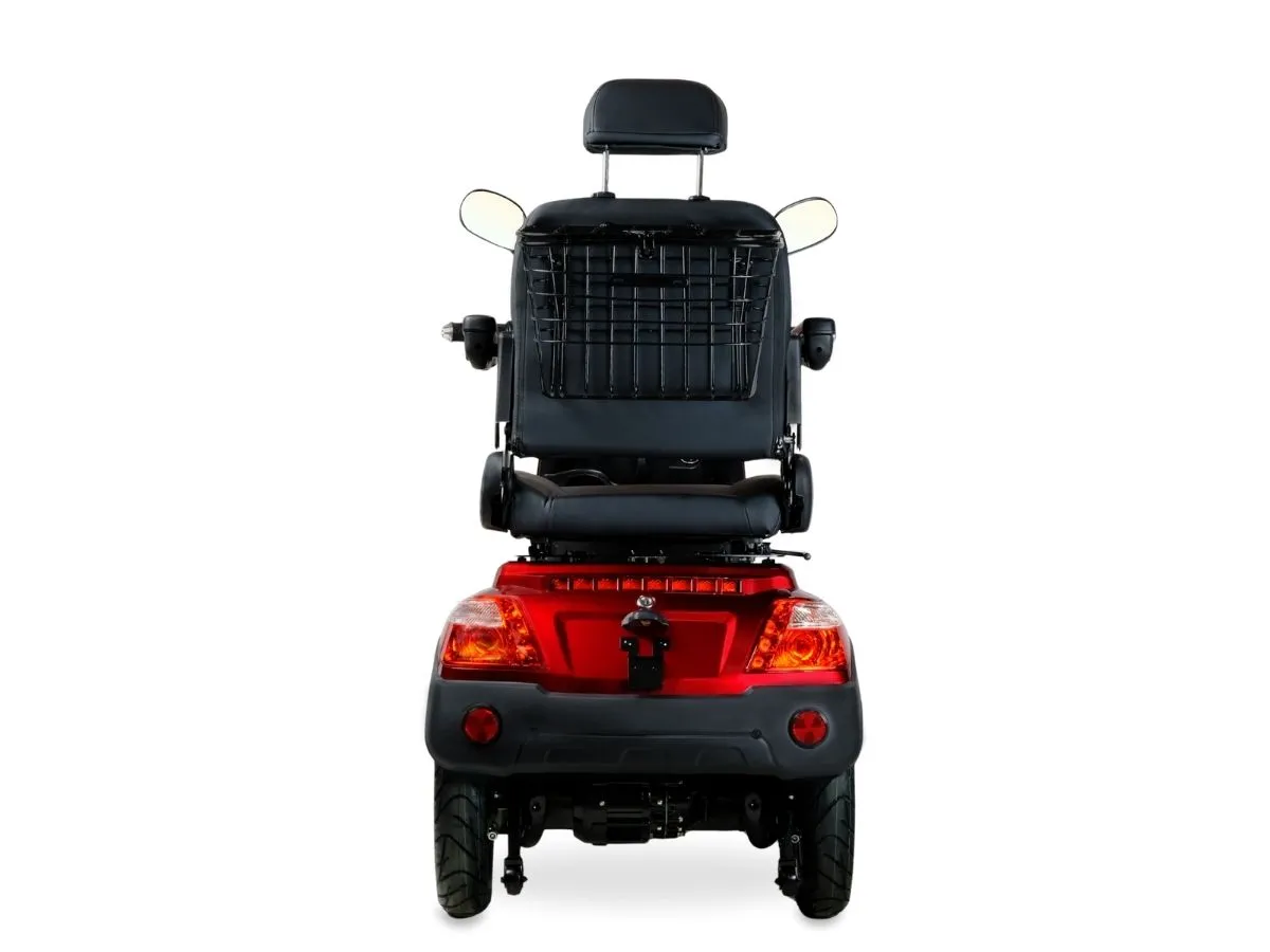 T4B Prime Rover 500W Heavy Duty Electric Mobility Scooter Red — view 6