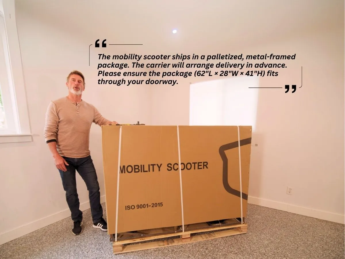 T4B Prime RoverX 500W 4-Wheel Electric Mobility Scooter Red — view 8